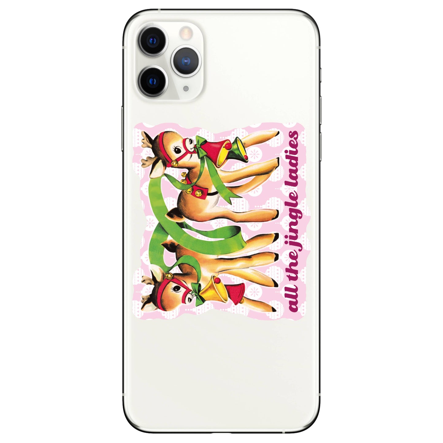 Holiday Christmas Reindeer Song High Quality Vinyl Sticker